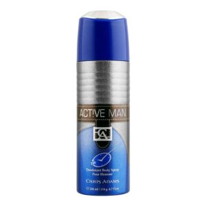 Chris Adams Active Man Deodorant Body Spray, 200ml (Minimum Order Three (03) pieces with free delivery)