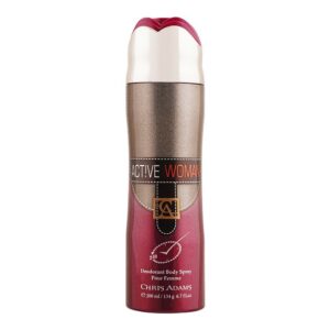 Chris Adams Active Woman  Deodorant Body Spray 200ml (Minimum Order Three (03) pieces with free delivery)