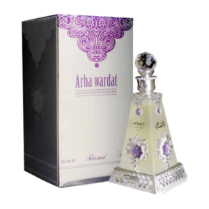 Rasasi Arba Wardat Concentrated Perfume Oil 30ml – Original Non-Alcoholic Attar for Men and Women Pakistan at Naveed Brothers Perfumes