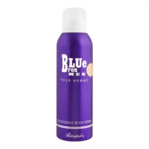 Rasasi Blue for Men Deodorant Spray, 200ml (Minimum Order Three (03) pieces with free delivery)