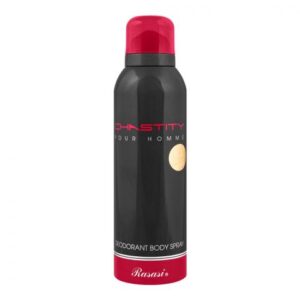 Rasasi Chastity Pour Homme Deodorant Spray, 200ml (Minimum Order Three (03) pieces with free delivery)