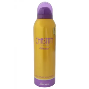 Rasasi Chastity Pour Femme Deodorant Spray, 200ml (Minimum Order Three (03) pieces with free delivery)
