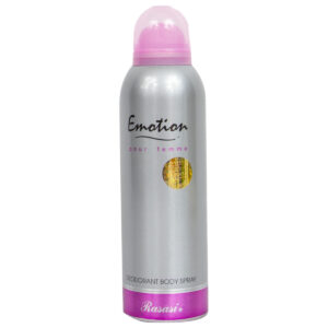 Rasasi Emotion for Women Deodorant Spray, 200ml (Minimum Order Three (03) pieces with free delivery)