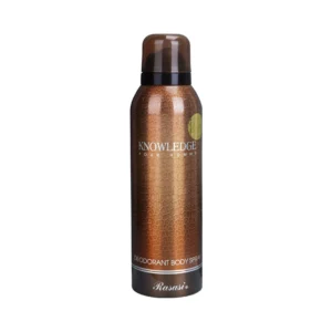 Rasasi Knowledge for Men Deodorant Spray, 200ml (Minimum Order Three (03) pieces with free delivery)