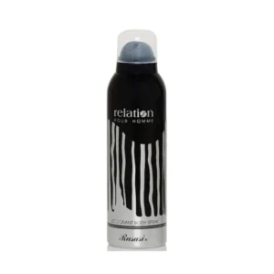 Rasasi Relation for Men Deodorant Spray, 200ml (Minimum Order Three (03) pieces with free delivery)