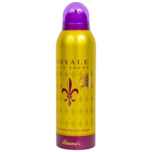 Rasasi Royale Pour Femme Deodorant Spray, 200ml (Minimum Order Three (03) pieces with free delivery)