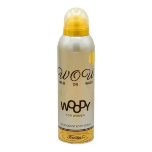 Rasasi Woody for Women Deodorant Spray, 200ml (Minimum Order Three (03) pieces with free delivery)