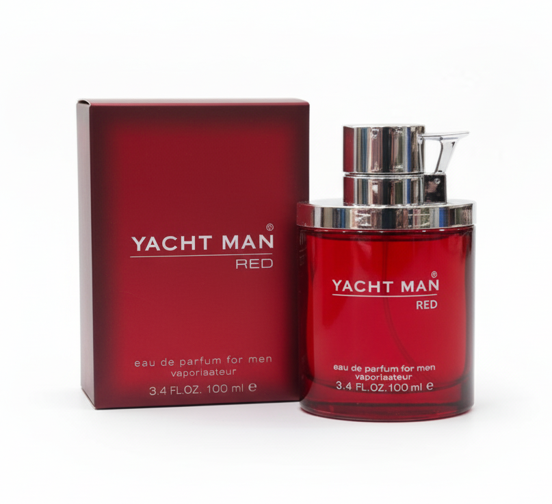Yacht Man Red Eau de Parfum 100 ml available at Naveed Brothers Perfumes in Pakistan