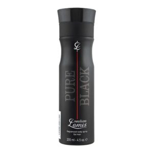 Creation Lamis Pure Black Body Spray For Men – 200 ml (Minimum Order Three (03) pieces with free delivery)