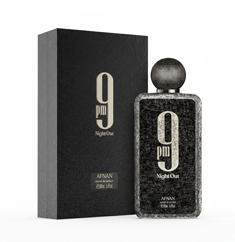 Afnan 9 PM Night Out Eau De Parfum 100ml for Men and Women - Original Perfumes in Pakistan at Naveed Brothers Perfumes